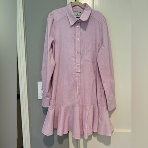 Tuckernuck Lavender Callahan Shirt Dress Small